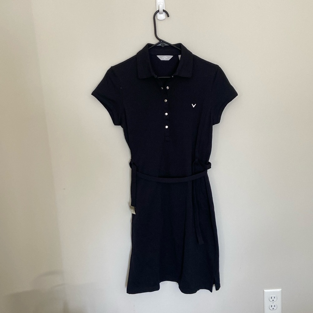 Black Callaway golf dress.